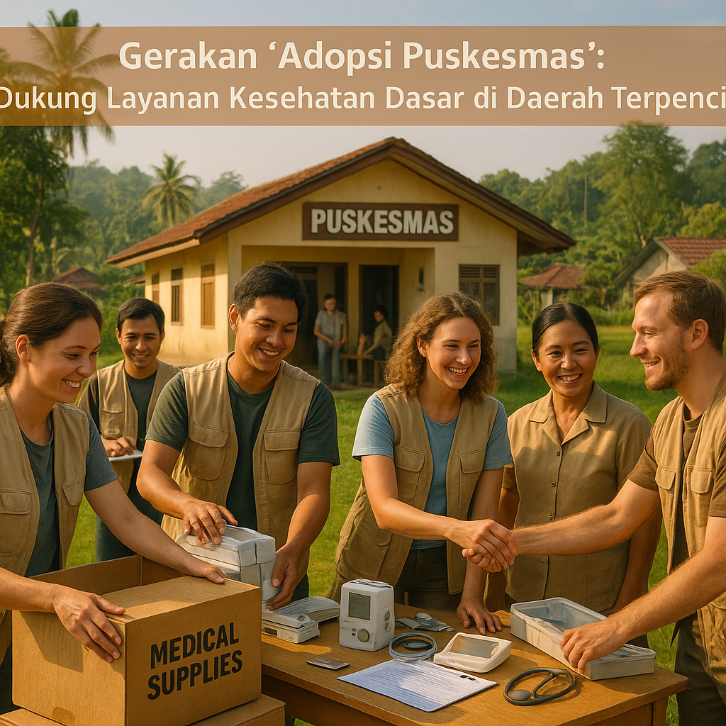 Gerakan 'Adopsi Puskesmas': Dukung Layanan Kesehatan Dasar di Daerah Terpencil
