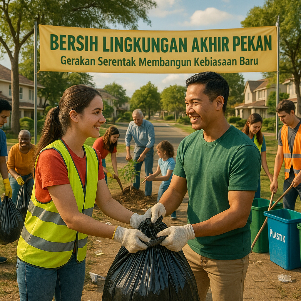 Bersih Lingkungan Akhir Pekan: Gerakan Serentak Membangun Kebiasaan Baru