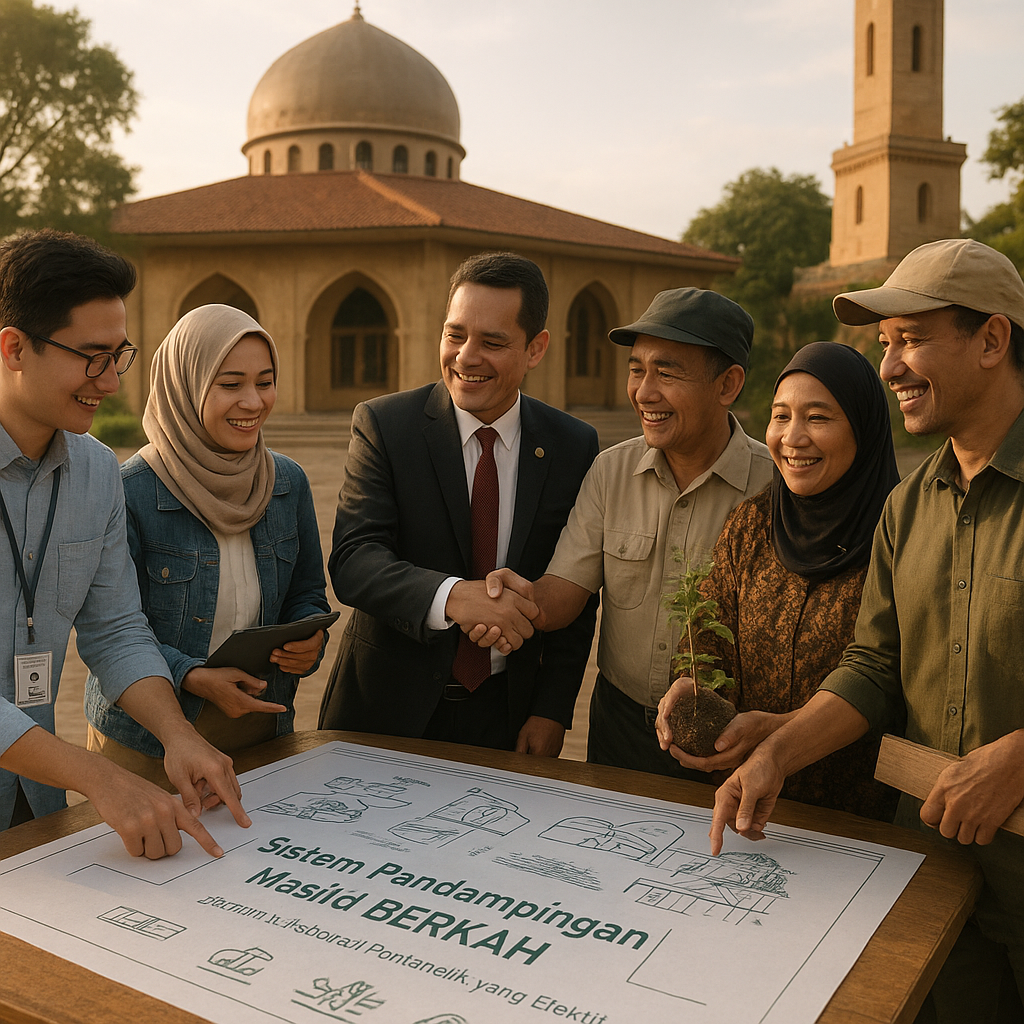 Sistem Pendampingan Masjid BERKAH: Blueprint Kolaborasi Pentahelix yang Efektif