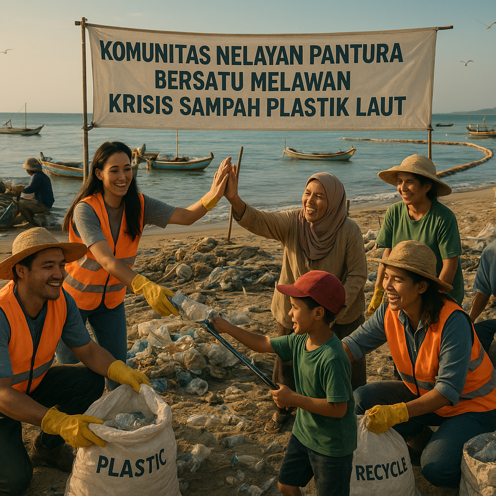 Komunitas Nelayan Pantura Bersatu Melawan Krisis Sampah Plastik Laut