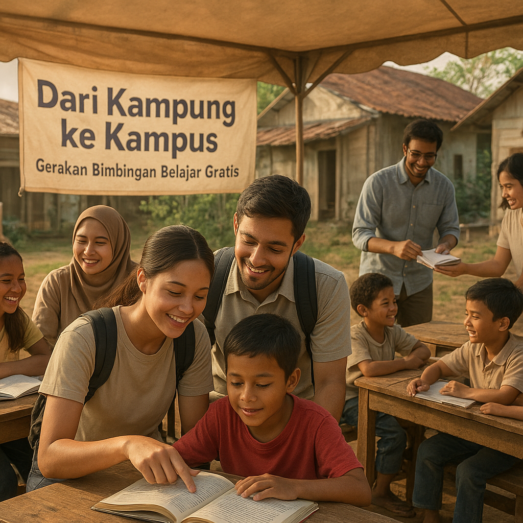 Dari Kampung ke Kampus: Gerakan Bimbingan Belajar Gratis untuk Anak Marjinal
