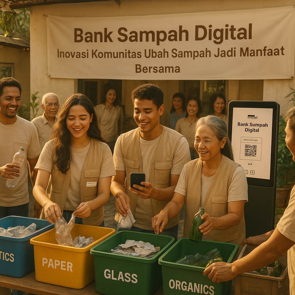 Bank Sampah Digital: Inovasi Komunitas Ubah Sampah Jadi Manfaat Bersama
