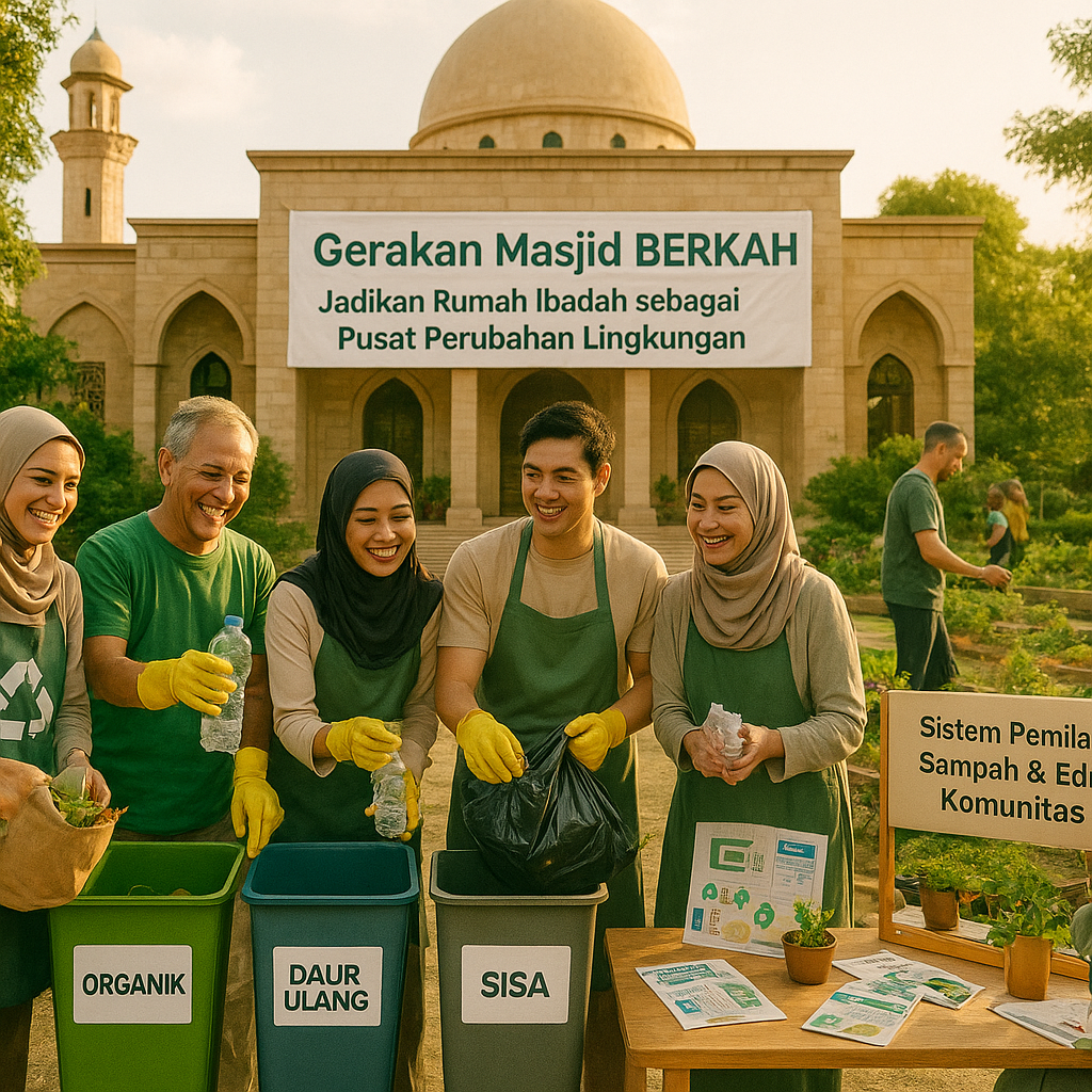 Gerakan Masjid BERKAH: Jadikan Rumah Ibadah sebagai Pusat Perubahan Lingkungan