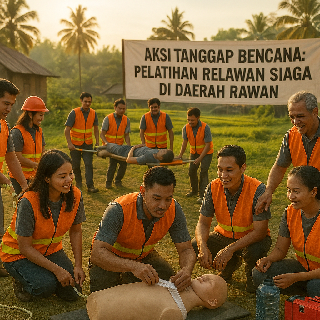 Aksi Tanggap Bencana: Pelatihan Relawan Siaga di Daerah Rawan