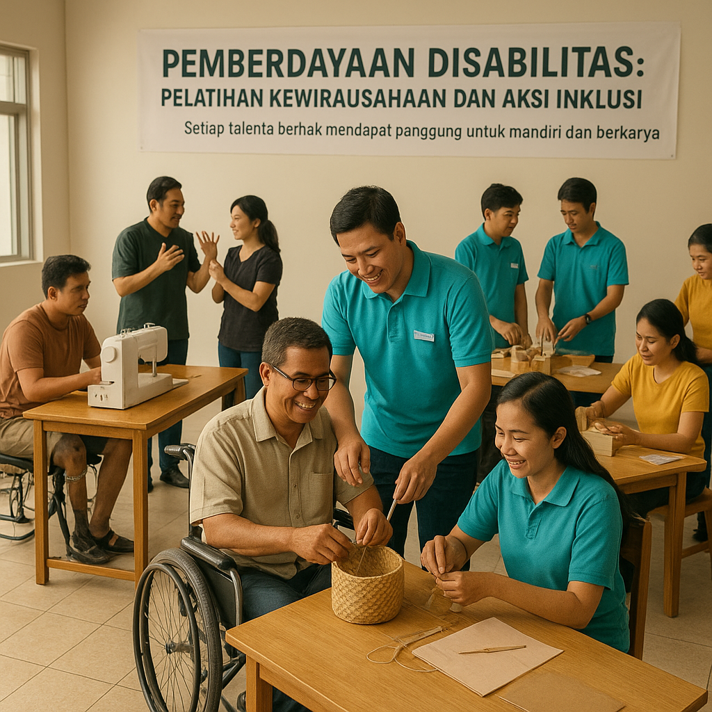Pemberdayaan Disabilitas: Pelatihan Kewirausahaan dan Aksi Inklusi