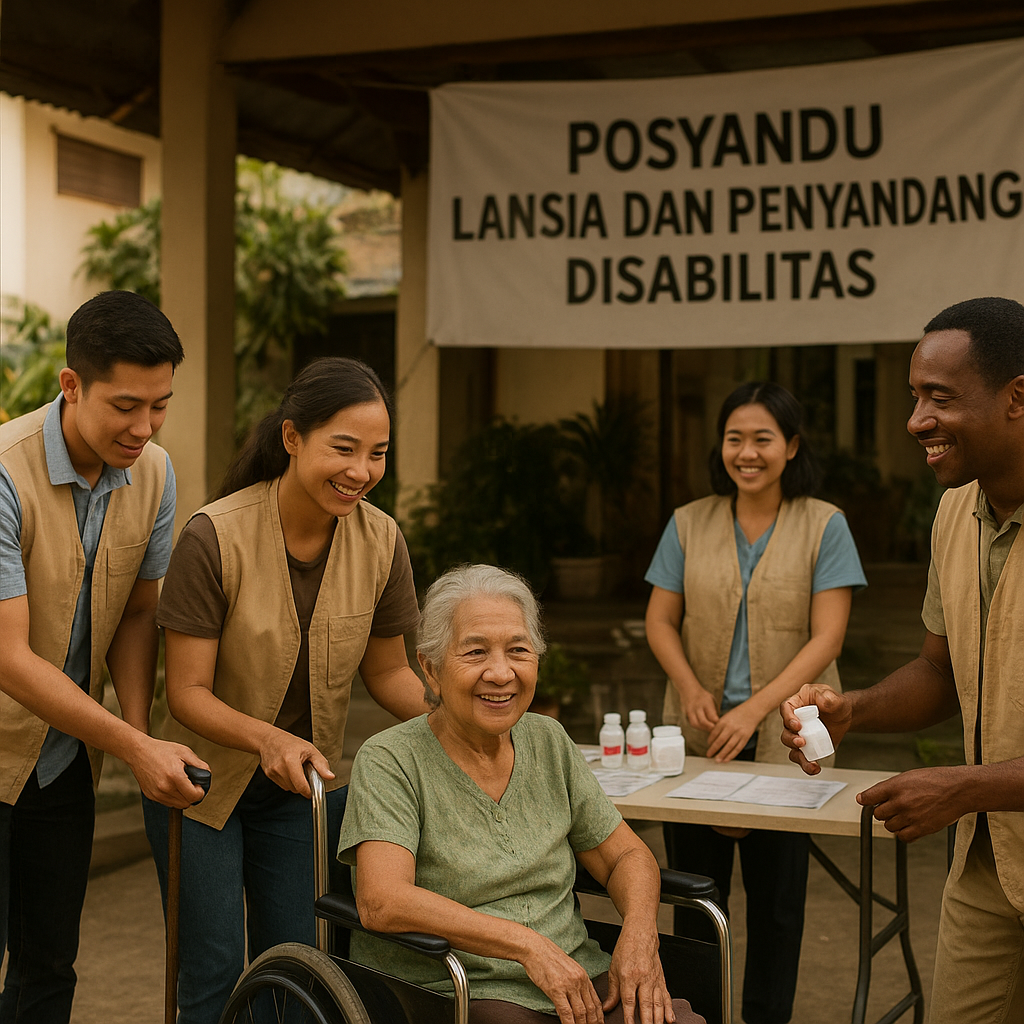 Sinergi Relawan Dukung Posyandu Lansia dan Penyandang Disabilitas