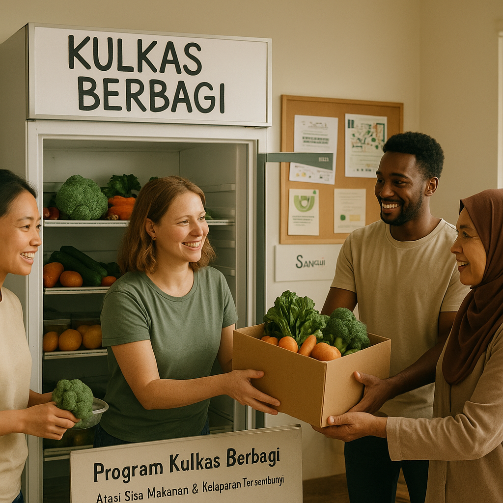 Program 'Kulkas Berbagi' Atasi Sisa Makanan & Kelaparan Tersembunyi