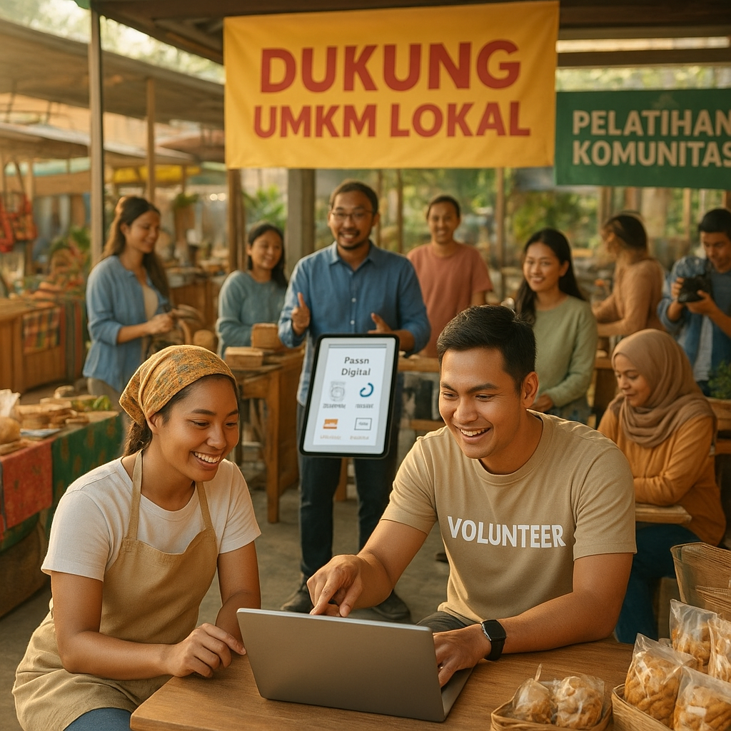 Dukung UMKM Lokal dengan Pasar Digital & Pelatihan Komunitas