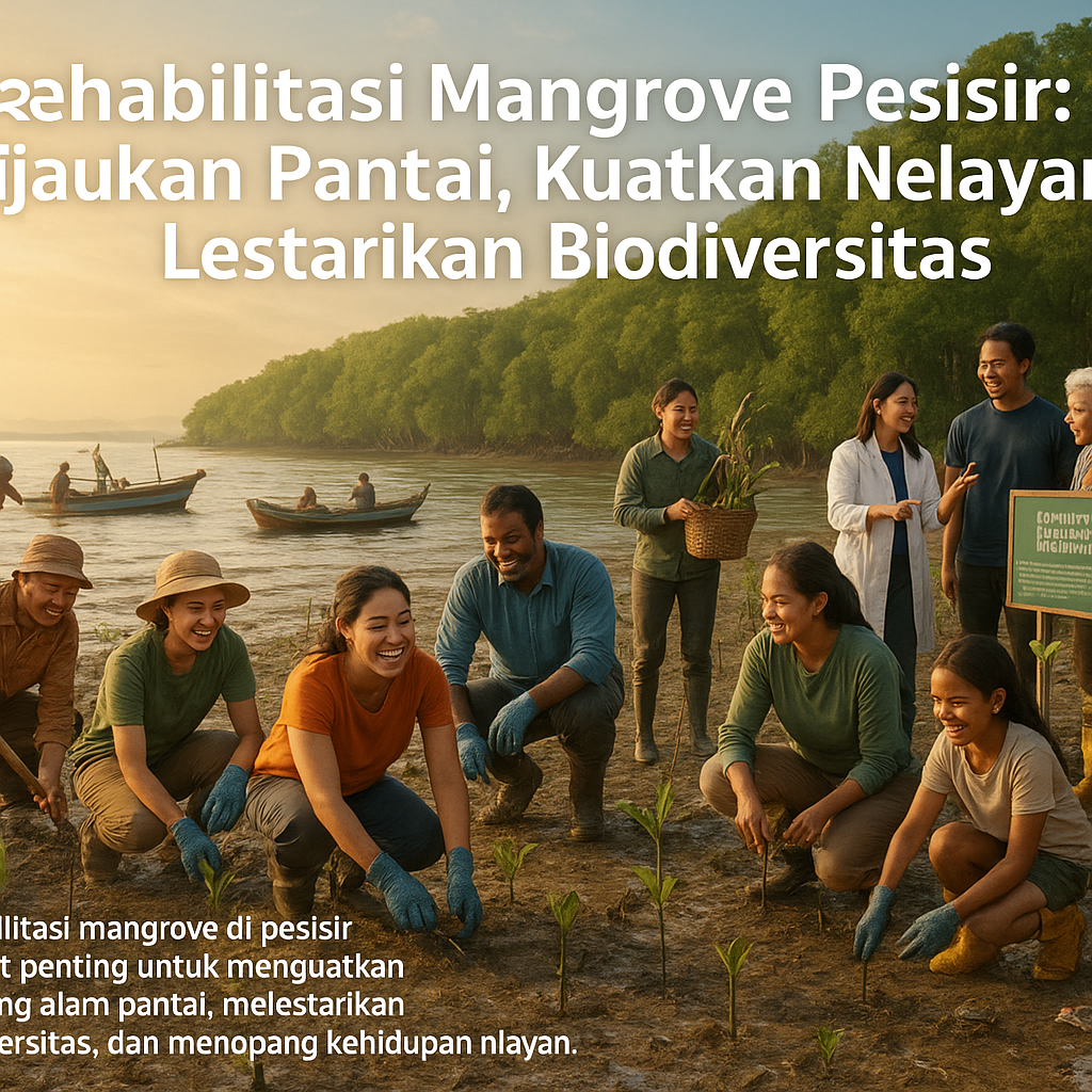 Rehabilitasi Mangrove Pesisir: Hijaukan Pantai, Kuatkan Nelayan, Lestarikan Biodiversitas