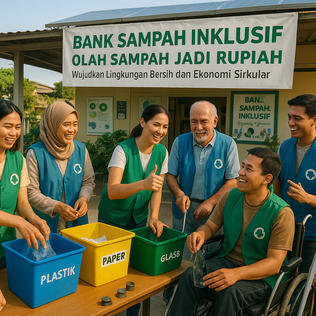 Bank Sampah Inklusif: Olah Sampah Jadi Rupiah, Wujudkan Lingkungan Bersih dan Ekonomi Sirkular