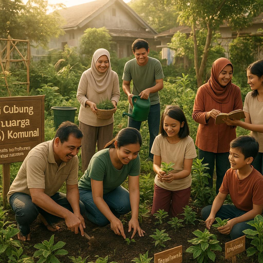 Kebun Obat Keluarga (Toga) Komunal: Warga Hijaukan Pekarangan dan Jaga Pengetahuan Tradisional