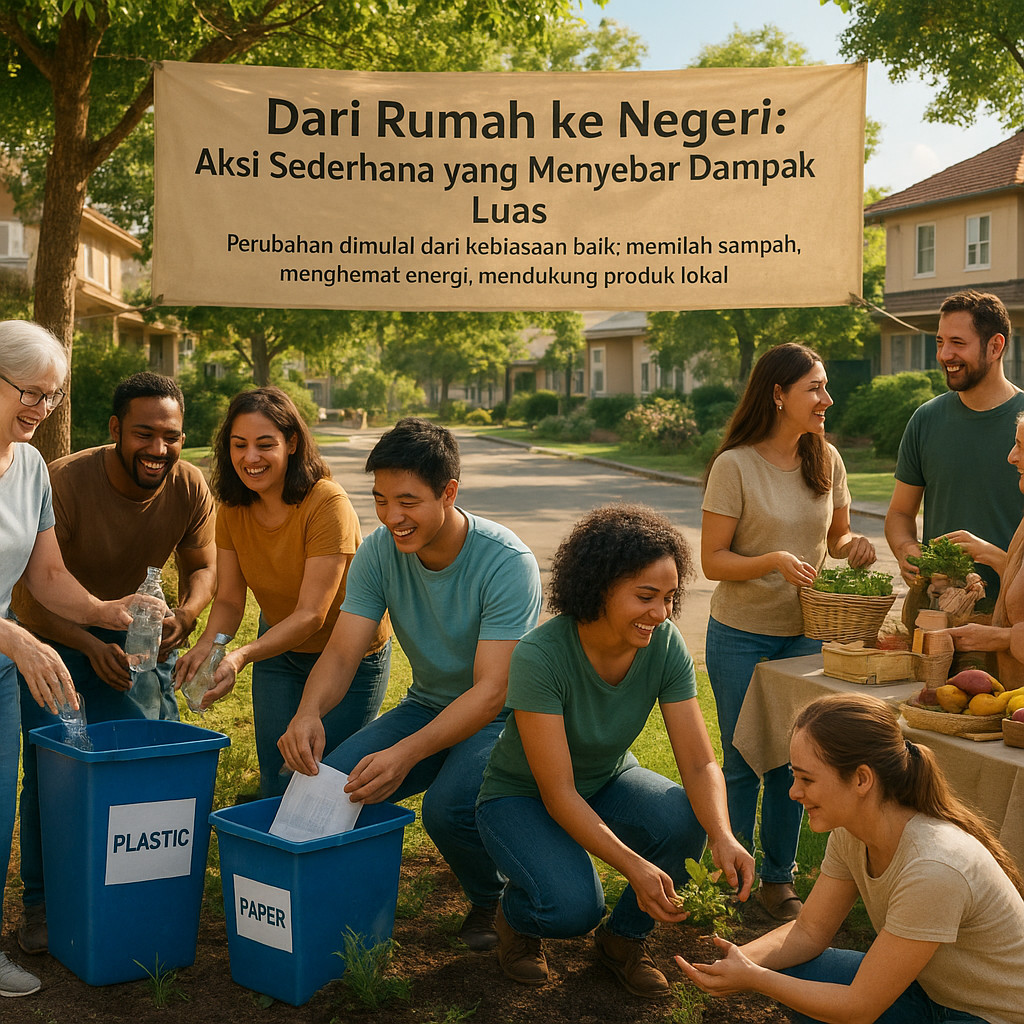 Dari Rumah ke Negeri: Aksi Sederhana yang Menyebar Dampak Luas