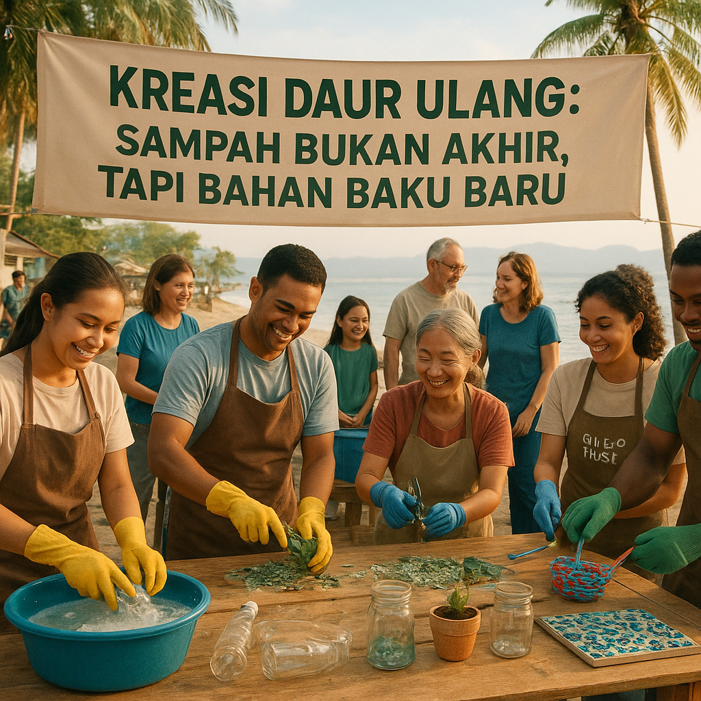 Kreasi Daur Ulang: Sampah Bukan Akhir, Tapi Bahan Baku Baru