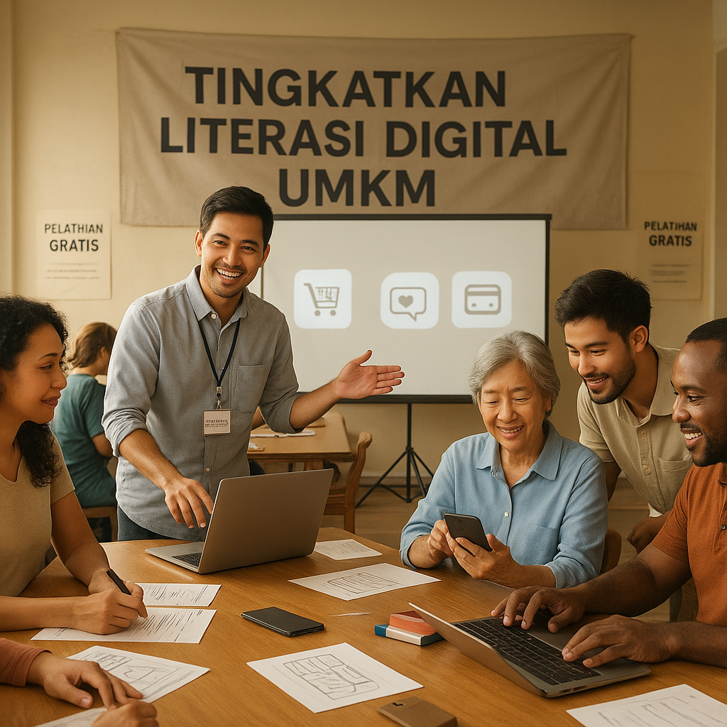 Tingkatkan Literasi Digital UMKM, Komunitas IT dan Pelaku Bisnis Bisa Kolaborasi Adakan Pelatihan Gratis