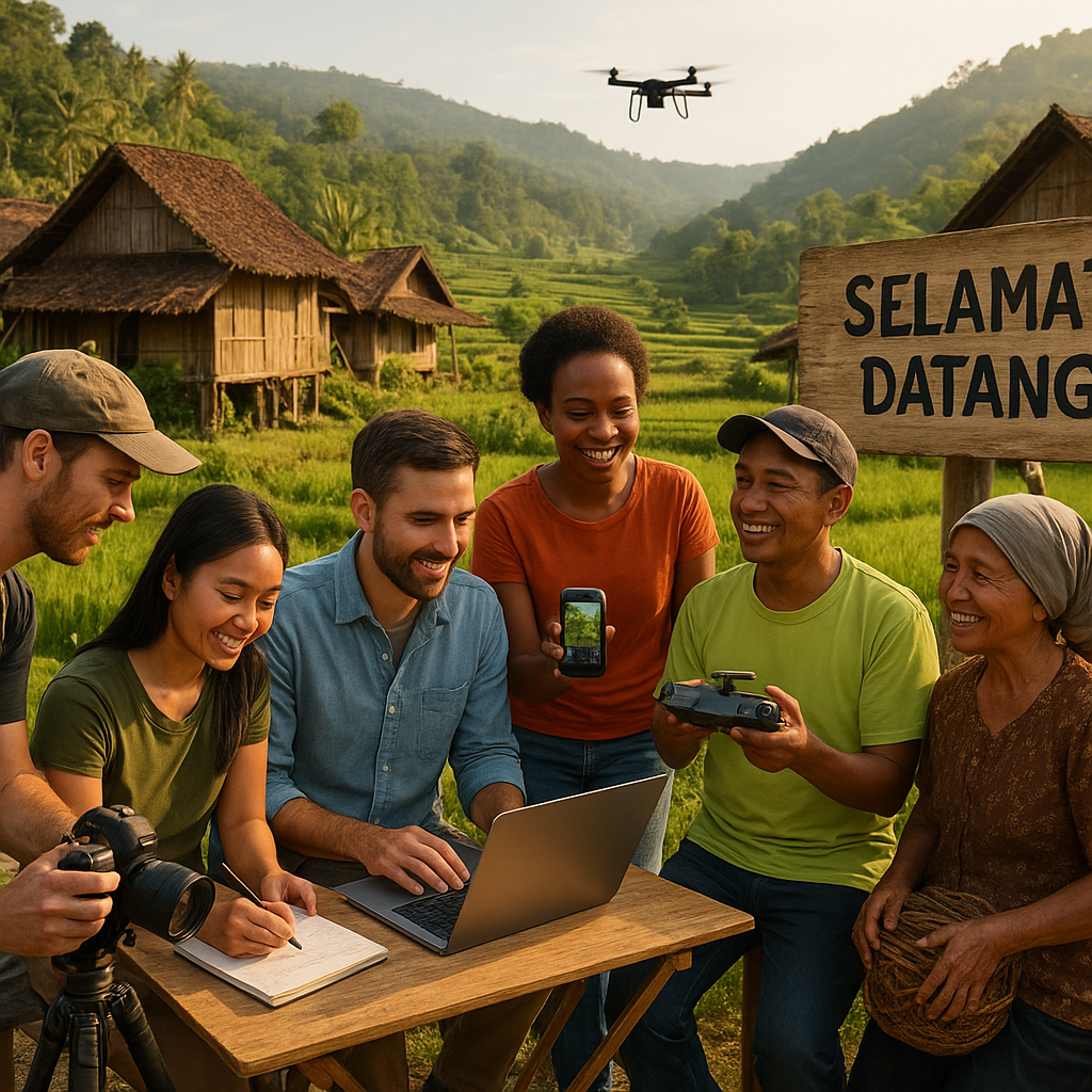 Jelajah Nusantara Virtual: Relawan Bantu Dokumentasikan dan Promosikan Potensi Wisata Desa Terpencil