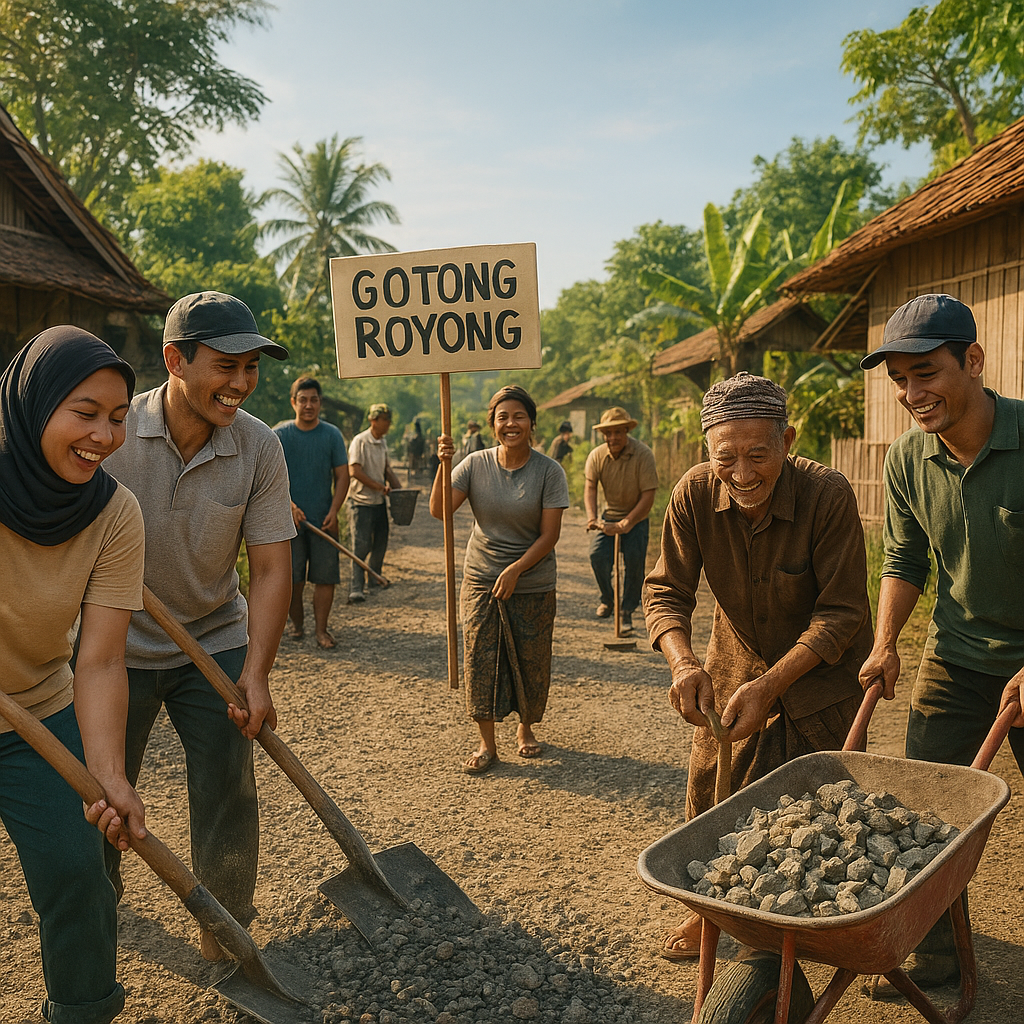 Gotong Royong Perbaiki Jalan Kampung: Aksi Swadaya Masyarakat