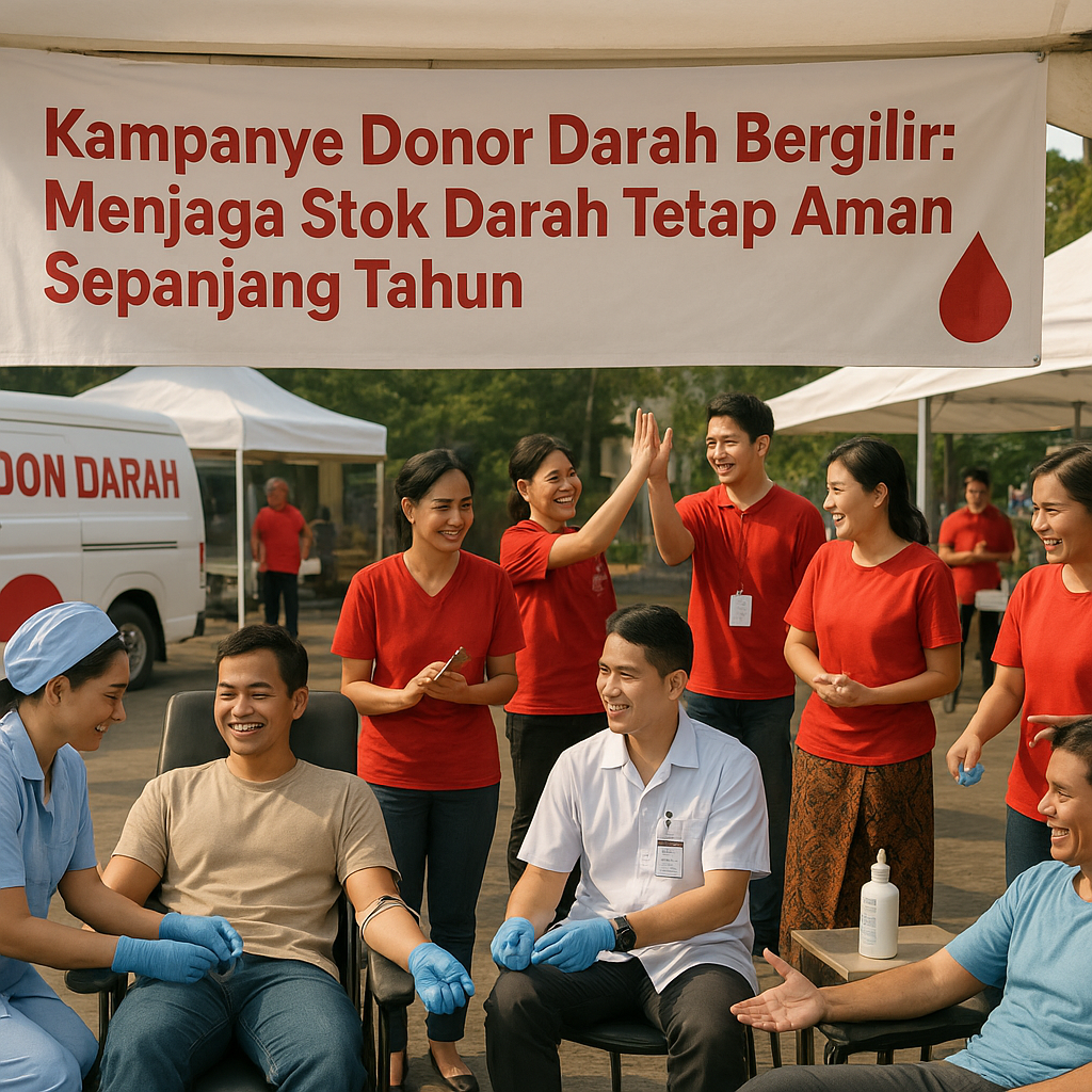 Kampanye Donor Darah Bergilir: Menjaga Stok Darah Tetap Aman Sepanjang Tahun