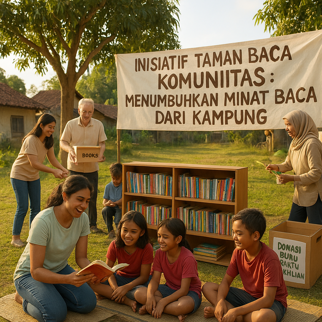 Inisiatif Taman Baca Komunitas: Menumbuhkan Minat Baca dari Kampung