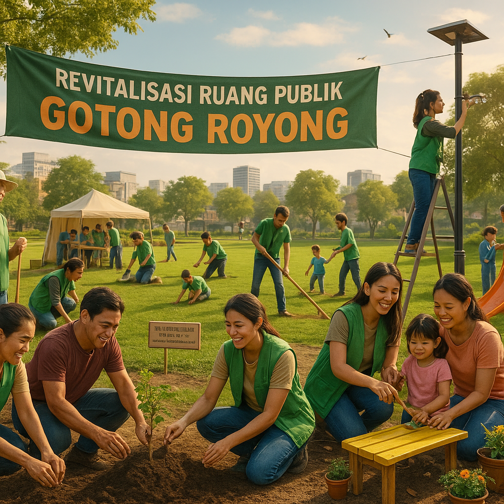 Revitalisasi Ruang Publik: Gotong Royong Menghidupkan Kembali Lapangan dan Taman Kota