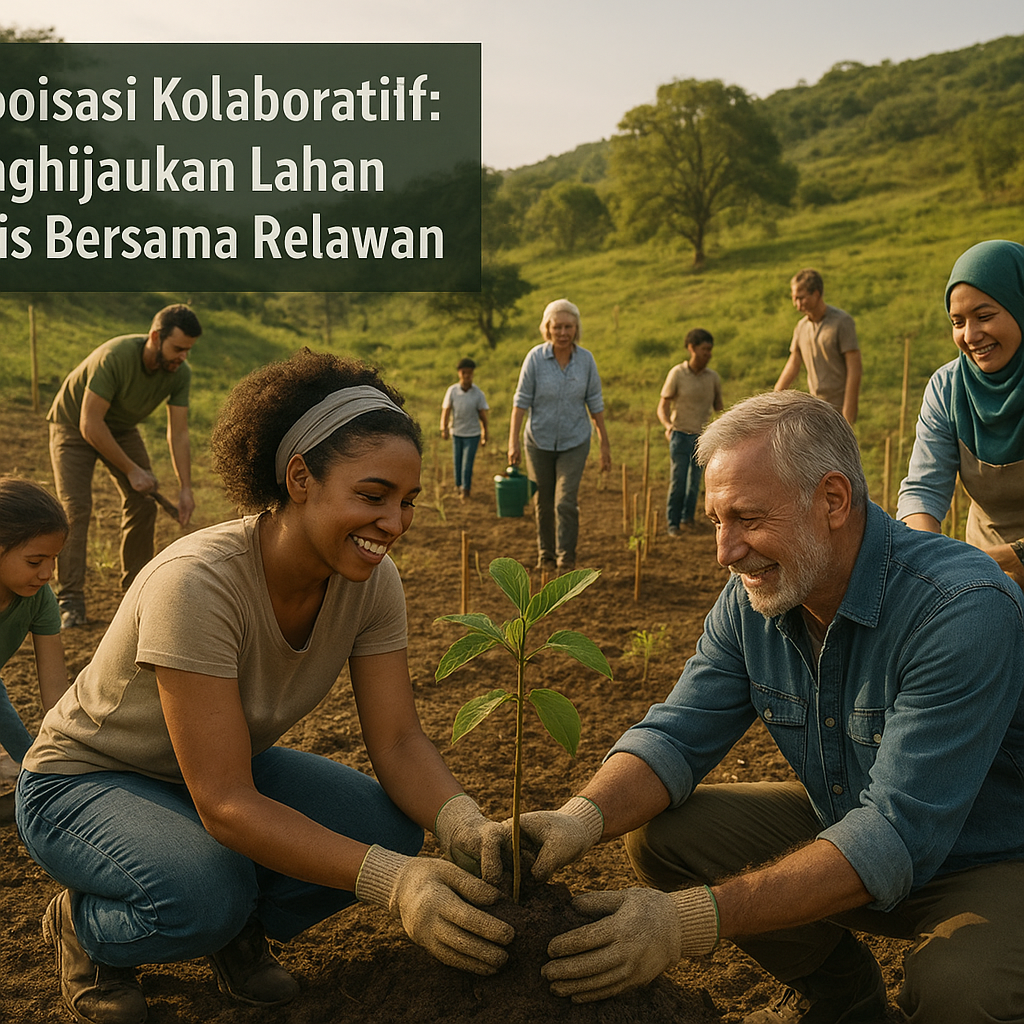 Reboisasi Kolaboratif: Menghijaukan Lahan Kritis Bersama Relawan