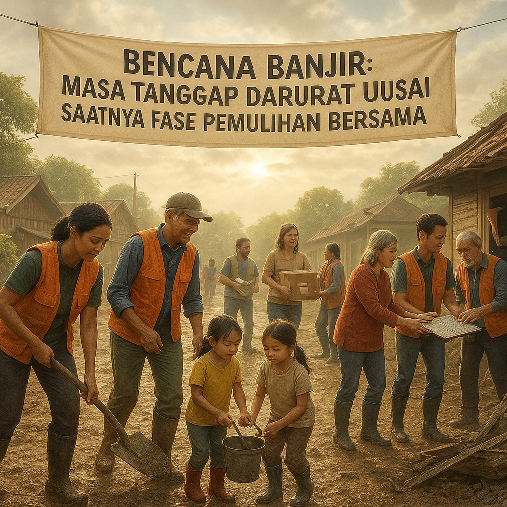 Bencana Banjir: Masa Tanggap Darurat Usai, Saatnya Fase Pemulihan Bersama