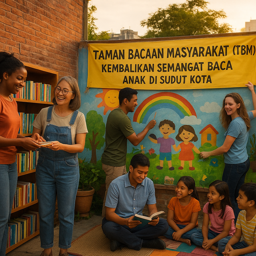 Taman Bacaan Masyarakat (TBM): Kembalikan Semangat Baca Anak di Sudut Kota