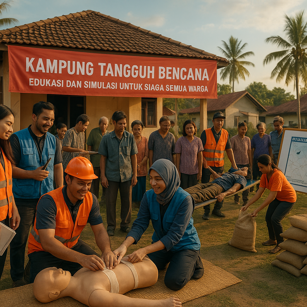 Kampung Tangguh Bencana: Edukasi dan Simulasi untuk Siaga Semua Warga