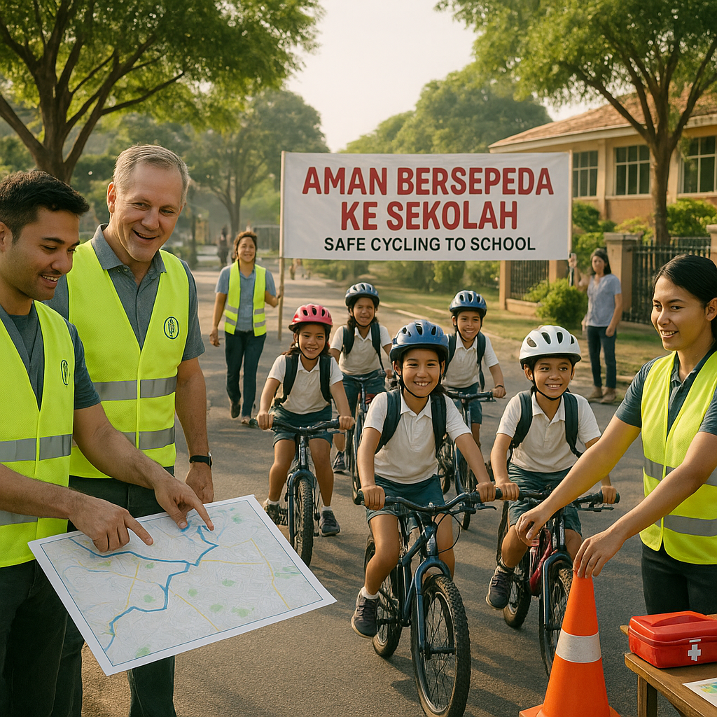 Kampanye 'Aman Bersepeda ke Sekolah' untuk Ciptakan Generasi Sehat dan Ramah Lingkungan