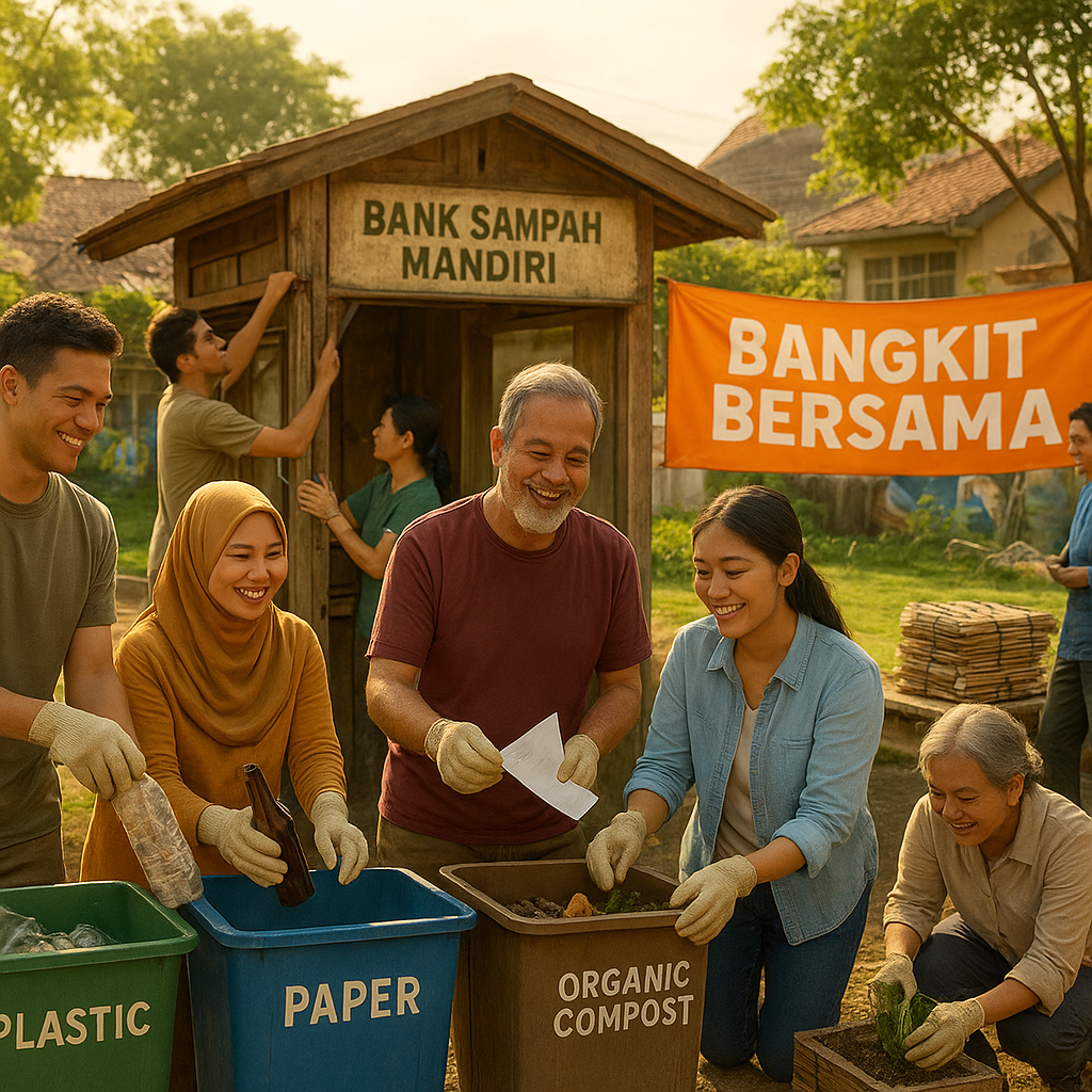 Bank Sampah Mandiri Kolaps, Komunitas Lingkungan Bisa Bangkitkan Kembali