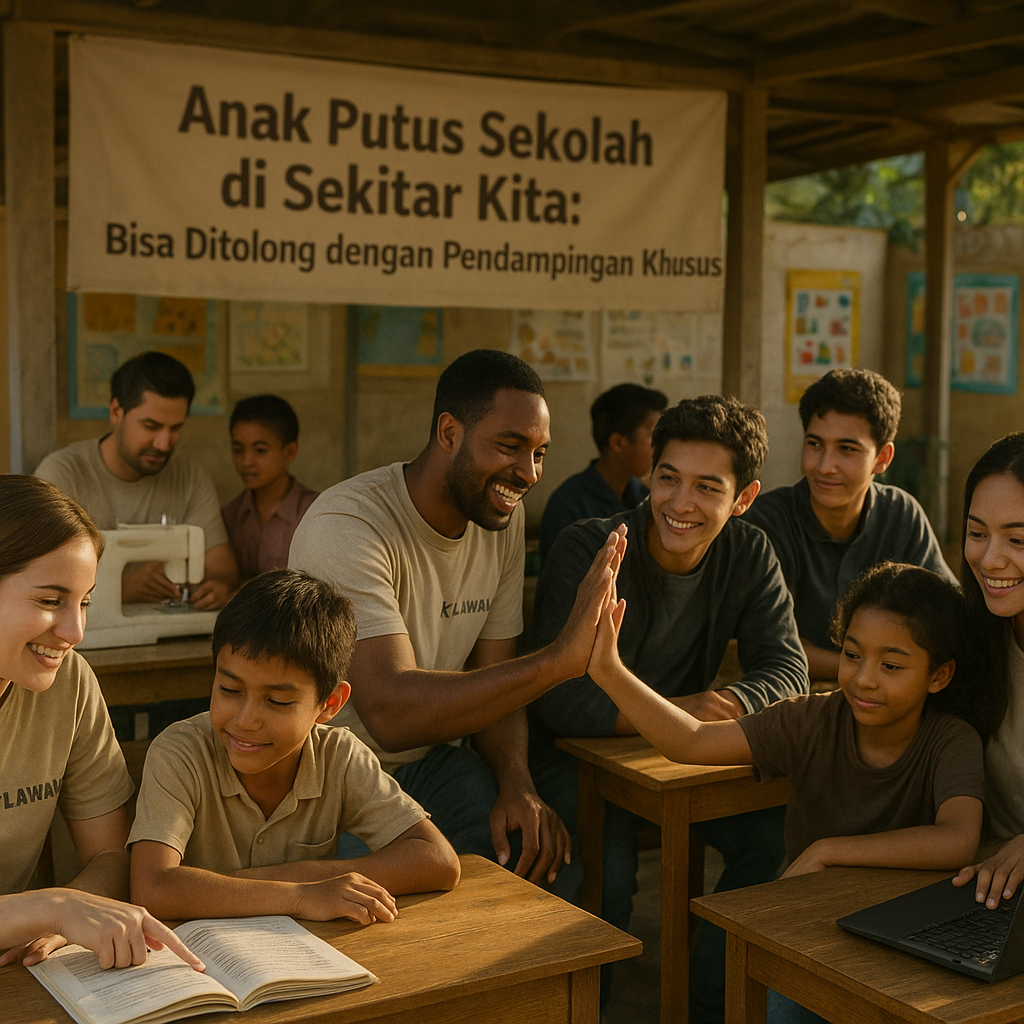 Anak Putus Sekolah di Sekitar Kita: Bisa Ditolong dengan Pendampingan Khusus