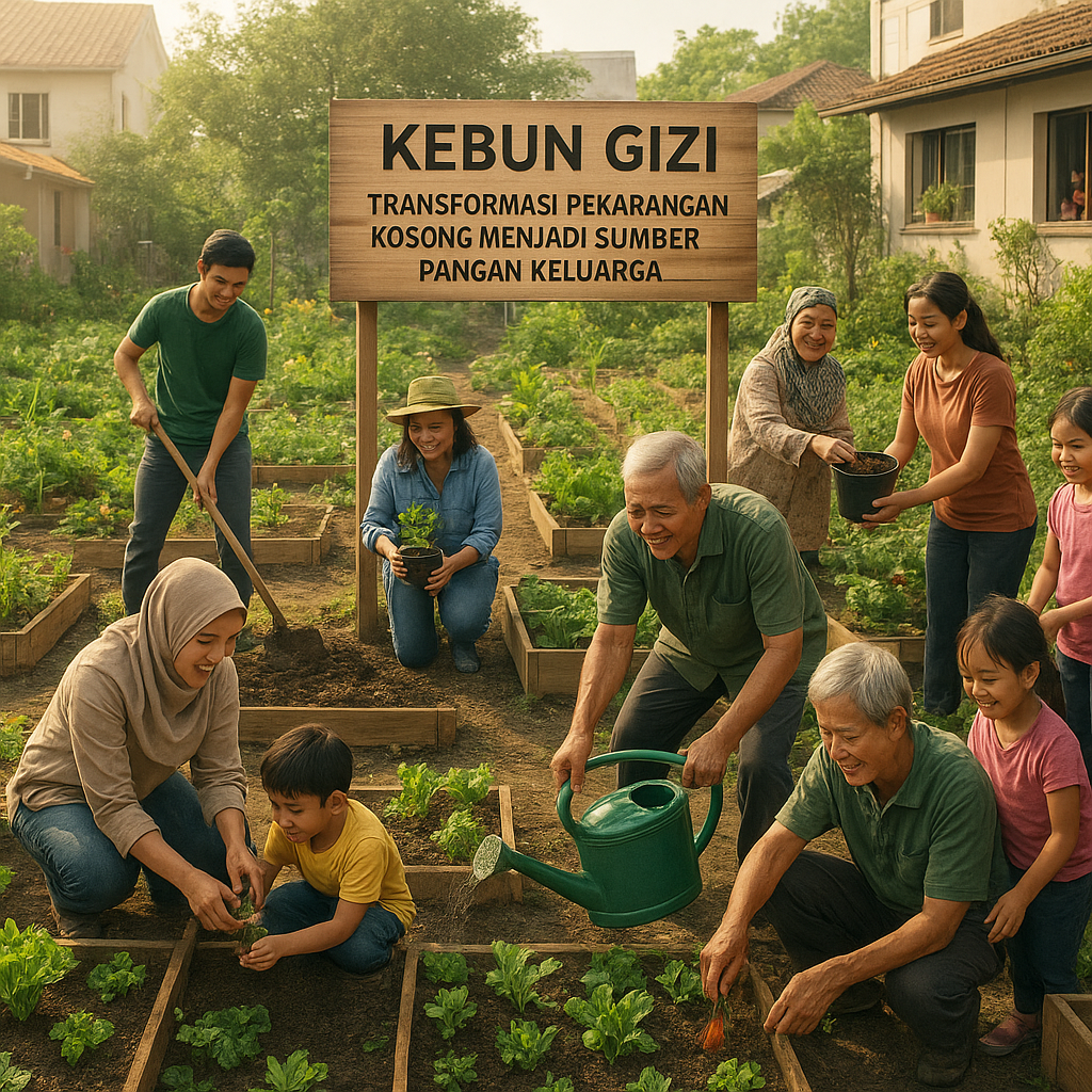 Kebun Gizi: Transformasi Pekarangan Kosong Menjadi Sumber Pangan Keluarga