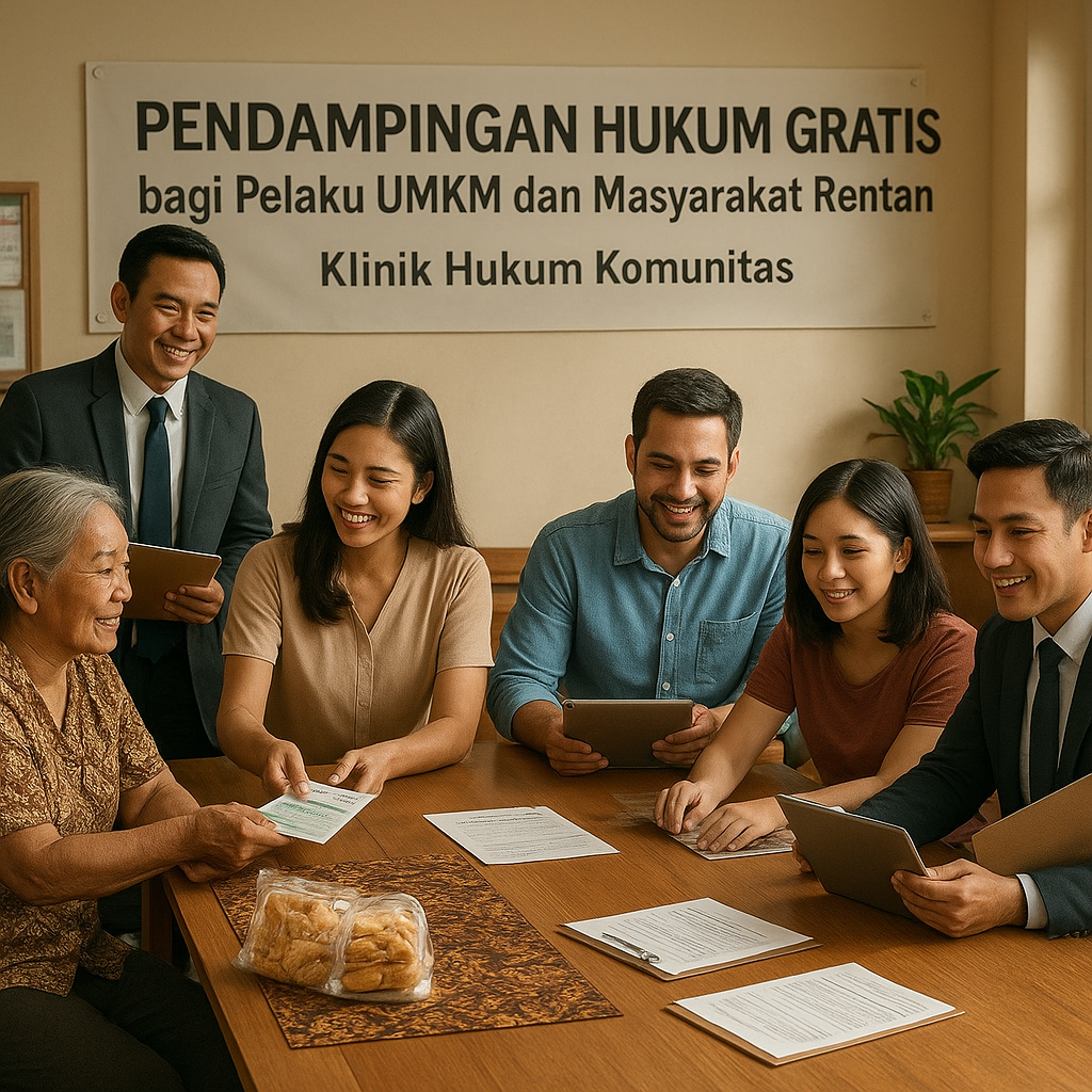 Pendampingan Hukum Gratis bagi Pelaku UMKM dan Masyarakat Rentan