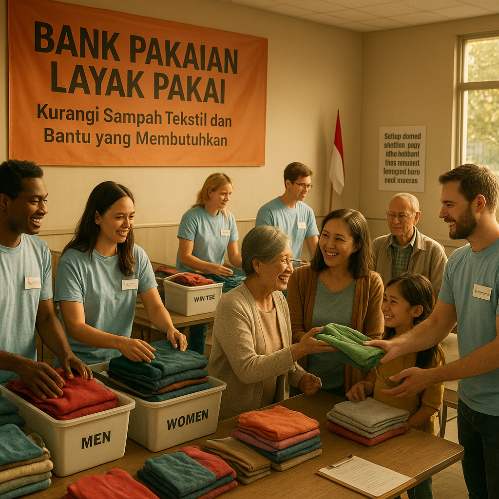 Bank Pakaian Layak Pakai: Kurangi Sampah Tekstil dan Bantu yang Membutuhkan