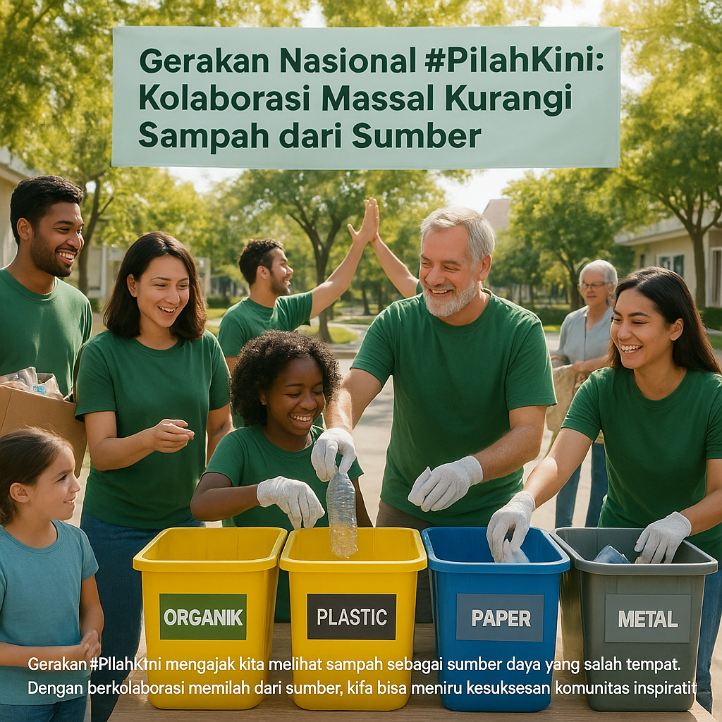 Gerakan Nasional #PilahKini: Kolaborasi Massal Kurangi Sampah dari Sumber