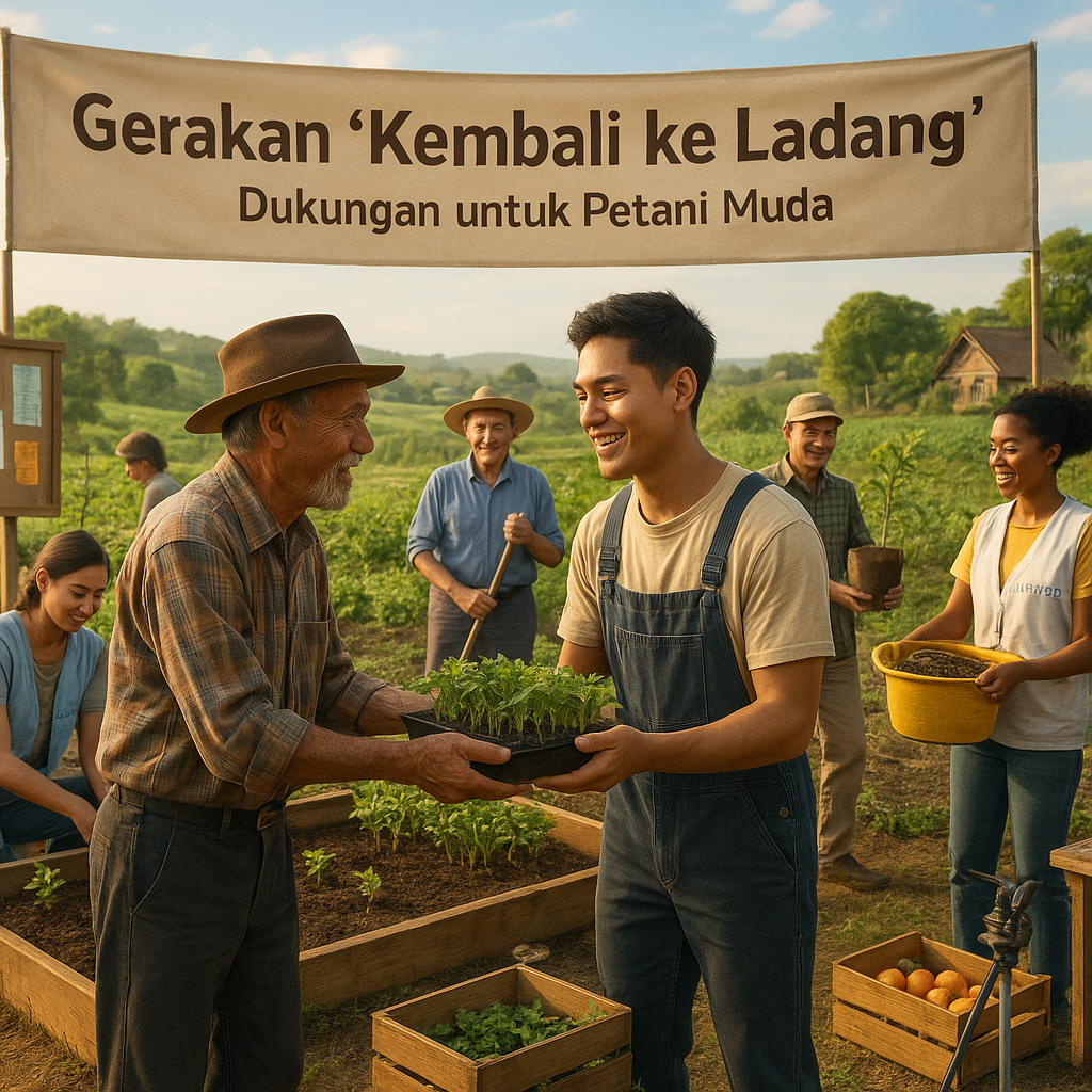 Gerakan 'Kembali ke Ladang': Dukungan untuk Petani Muda dan Regenerasi Pertanian