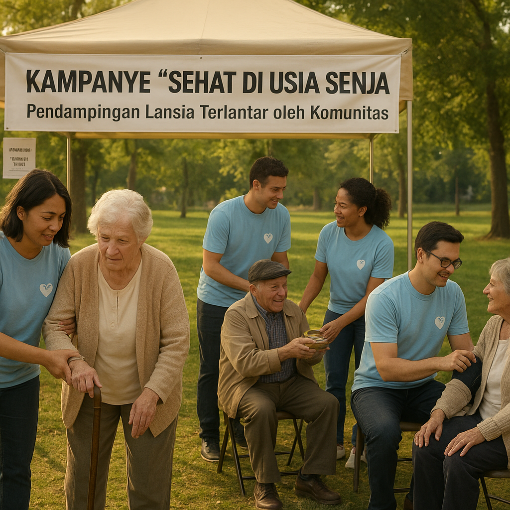 Kampanye 'Sehat di Usia Senja': Pendampingan Lansia Terlantar oleh Komunitas