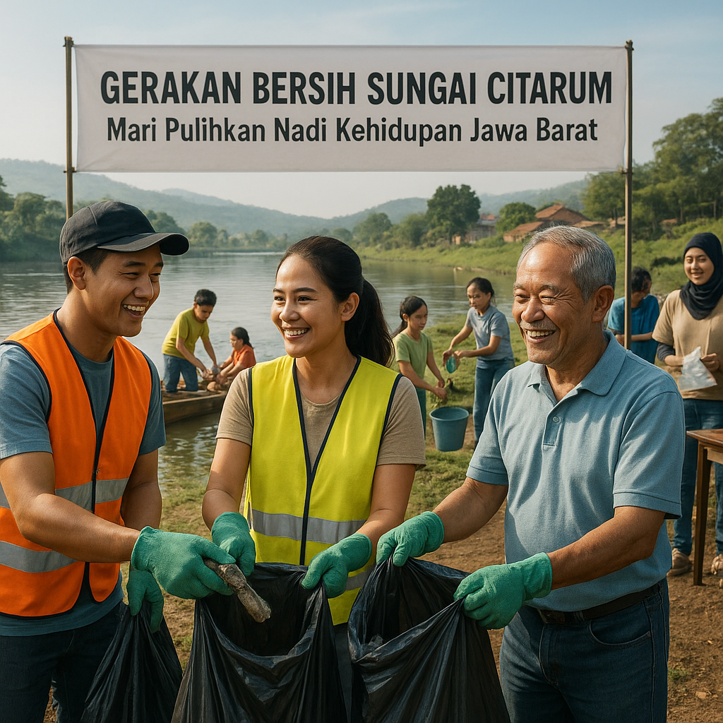 Gerakan Bersih Sungai Citarum: Mari Pulihkan Nadi Kehidupan Jawa Barat