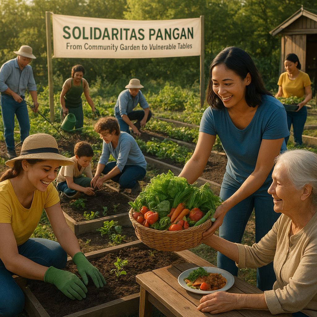 Solidaritas Pangan: Dari Kebun Komunitas ke Meja Warga Rentan