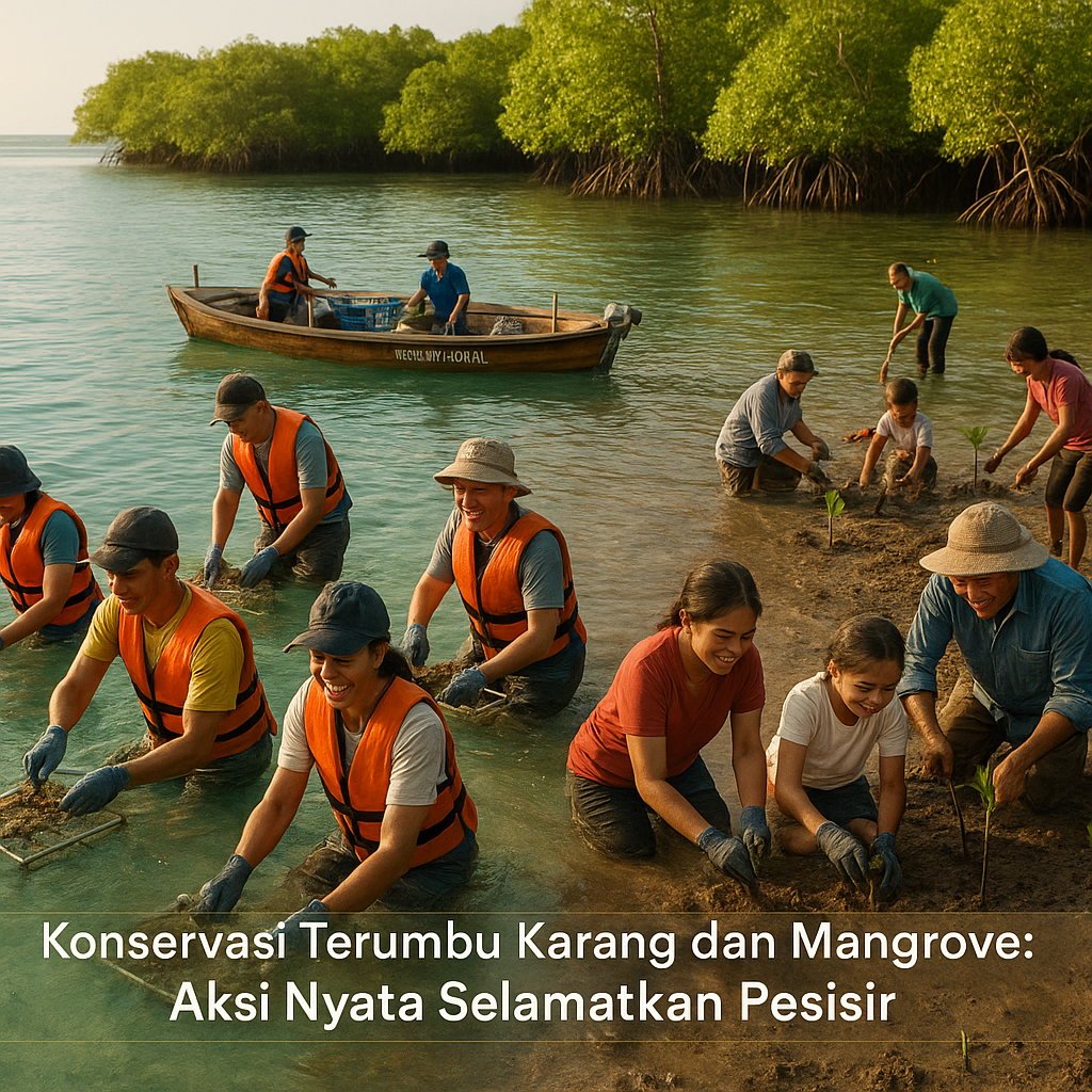 Konservasi Terumbu Karang dan Mangrove: Aksi Nyata Selamatkan Pesisir