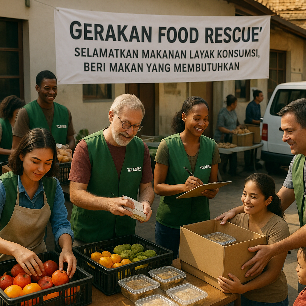 Gerakan 'Food Rescue' Kota: Selamatkan Makanan Layak Konsumsi, Beri Makan yang Membutuhkan