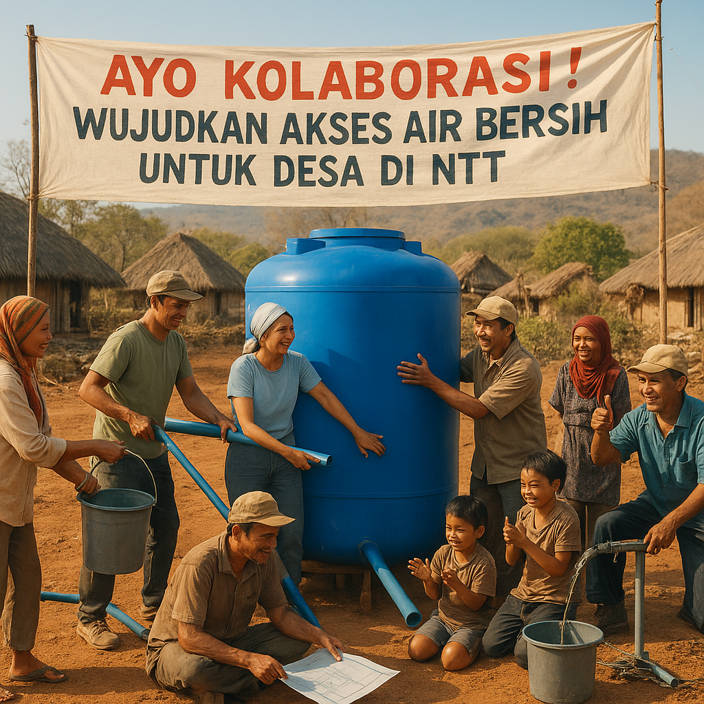 Ayo Kolaborasi! Wujudkan Akses Air Bersih untuk Desa di NTT