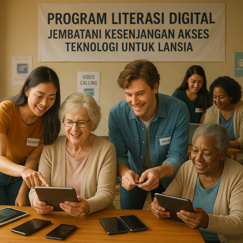 Program Literasi Digital: Jembatani Kesenjangan Akses Teknologi untuk Lansia