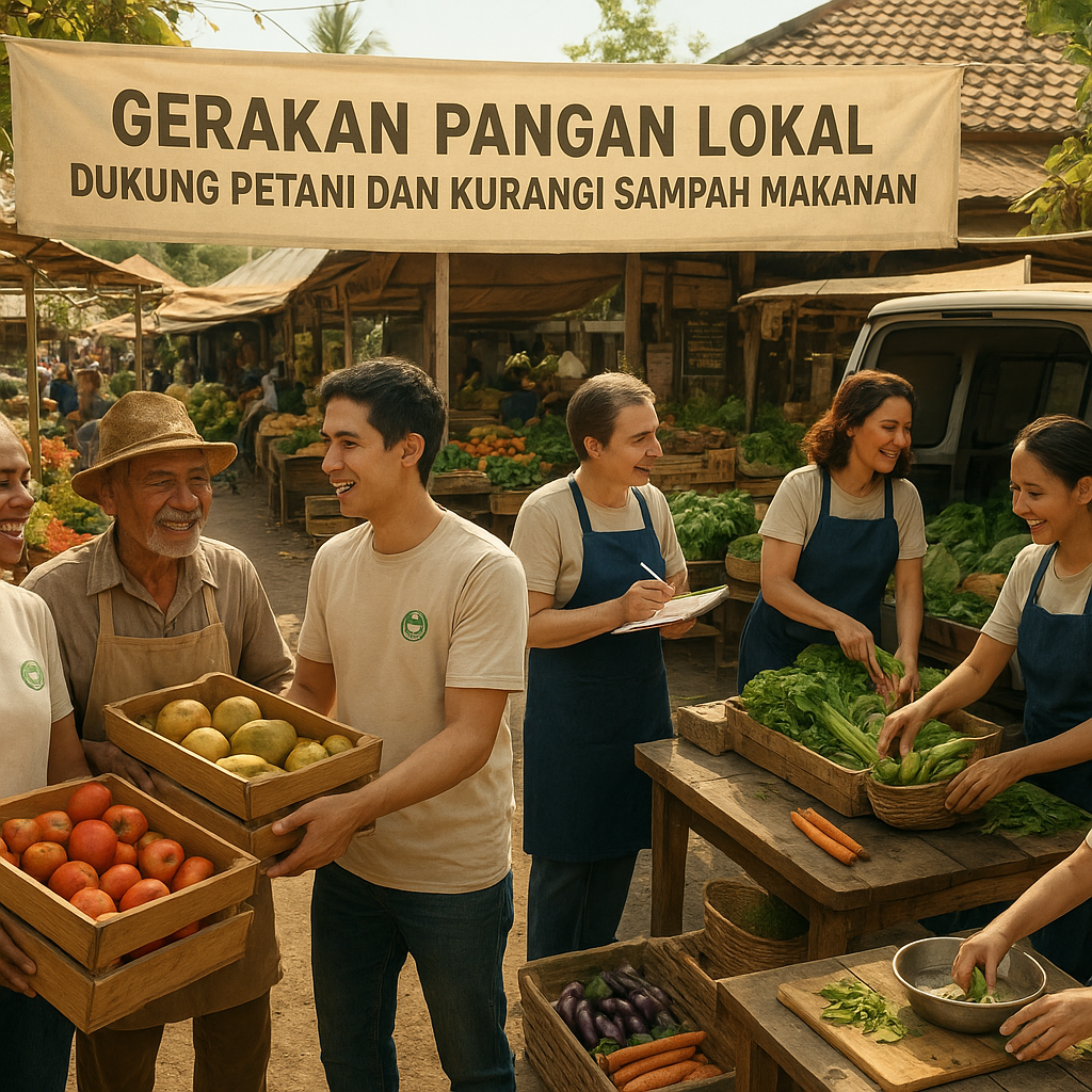 Gerakan Pangan Lokal: Dukung Petani dan Kurangi Sampah Makanan dari Pasar Tradisional