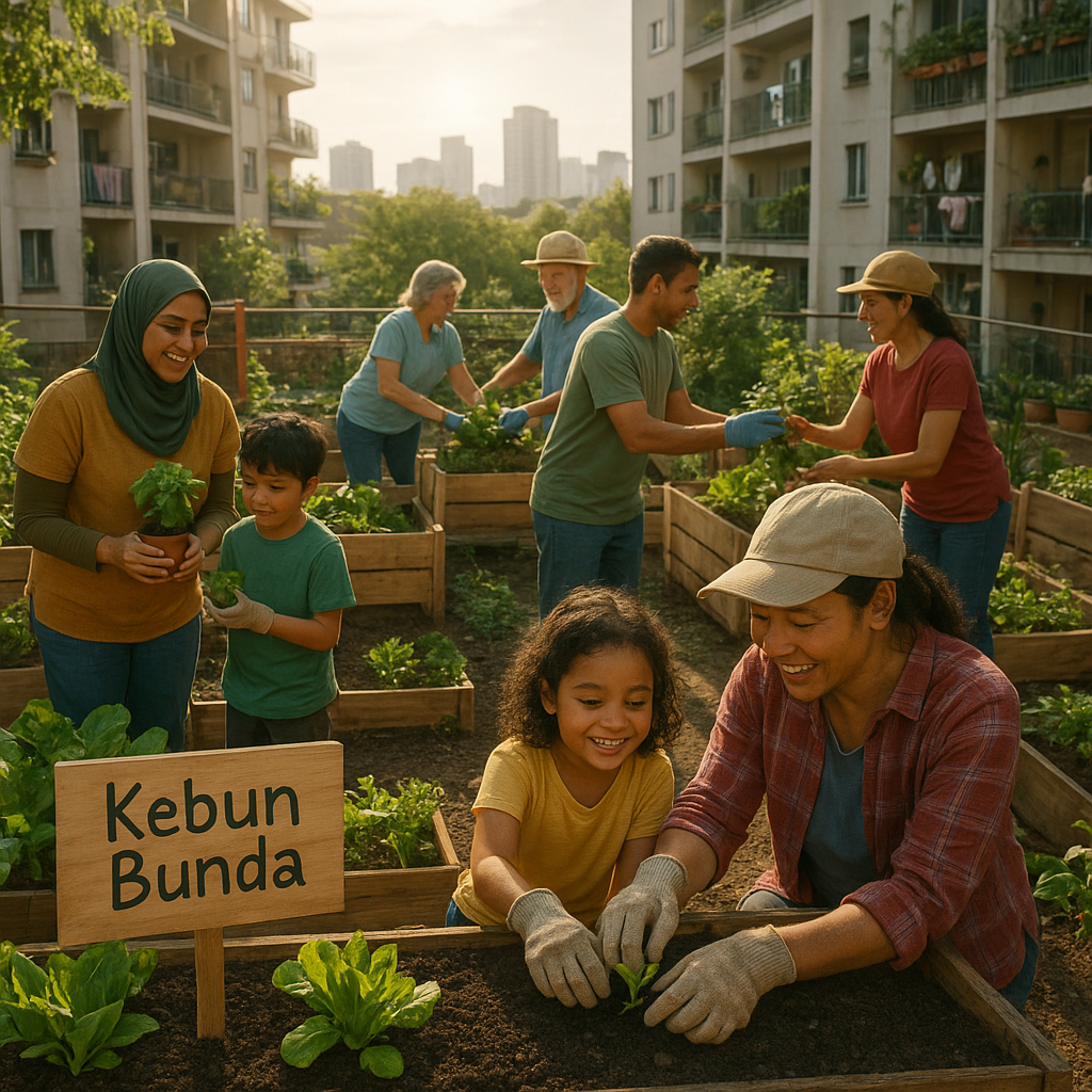 Program 'Kebun Bunda' untuk Ketahanan Pangan Keluarga di Perkotaan
