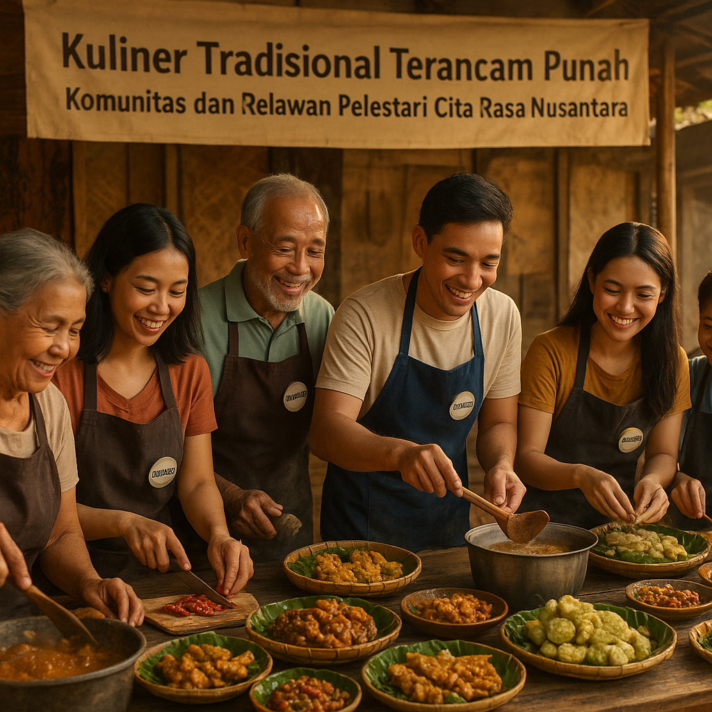 Kuliner Tradisional Terancam Punah, Komunitas dan Relawan Bisa Jadi Pelestari Cita Rasa Nusantara