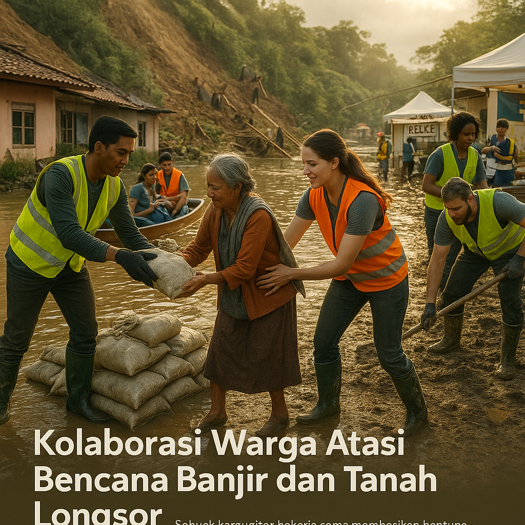 Kolaborasi Warga Atasi Bencana Banjir dan Tanah Longsor