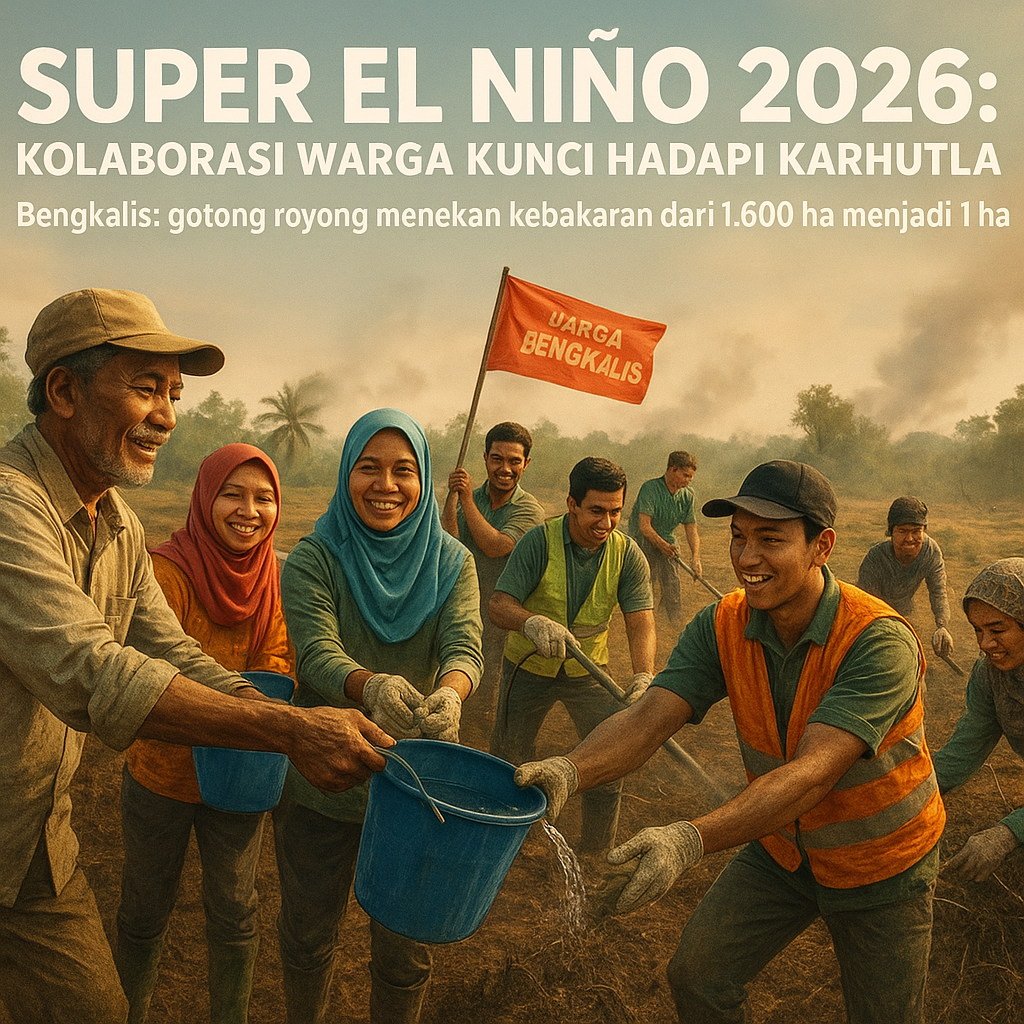 Super El Niño 2026: Kolaborasi Warga Kunci Hadapi Karhutla