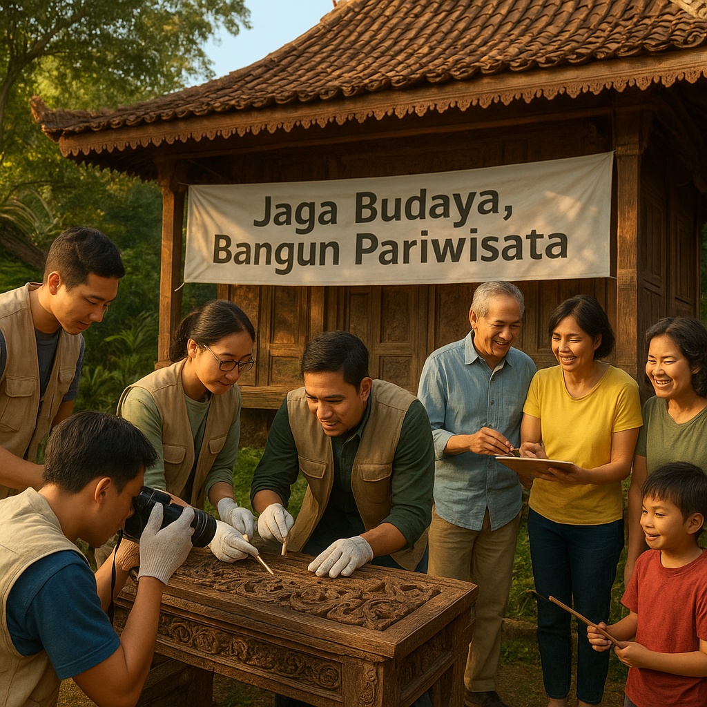 Jaga Budaya, Bangun Pariwisata: Relawan Dokumentasi dan Revitalisasi Cagar Budaya Lokal