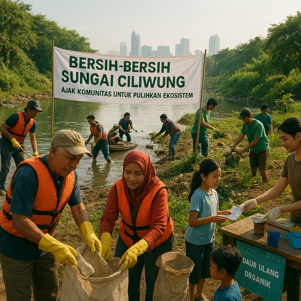 Bersih-Bersih Sungai Ciliwung: Ajak Komunitas untuk Pulihkan Ekosistem Ibu Kota