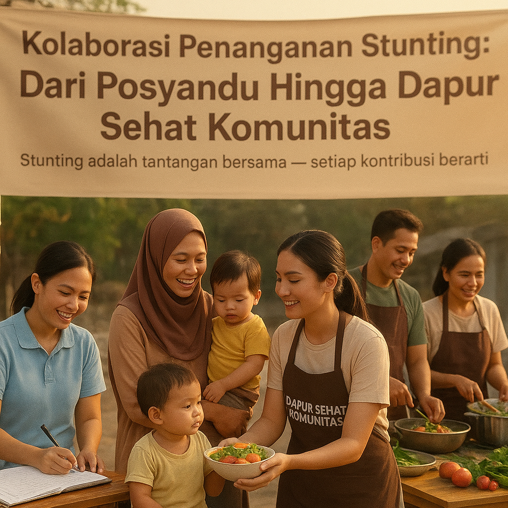 Kolaborasi Penanganan Stunting: Dari Posyandu Hingga Dapur Sehat Komunitas